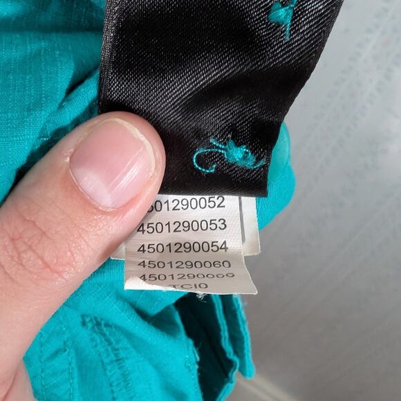 The North Face Shorts Women's Size 10 Cargo Blue Teal - Picture 8 of 9